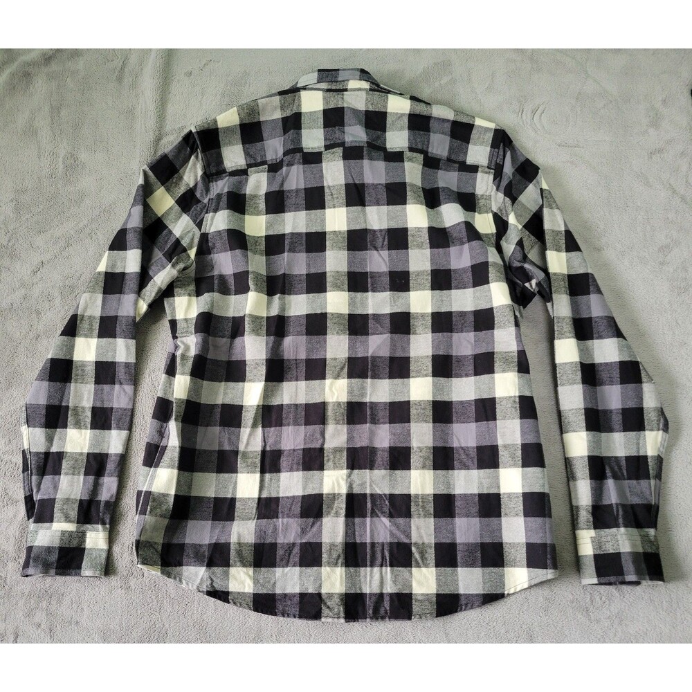 Oakley Icon Flannel Shirt Mens Black Plaid Size 2XL Custom Fit NEW - Picture 7 of 10